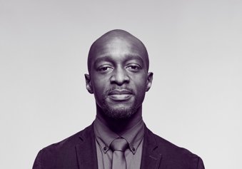 Head and shoulders portrait of Dr John Adu Michael Wharley